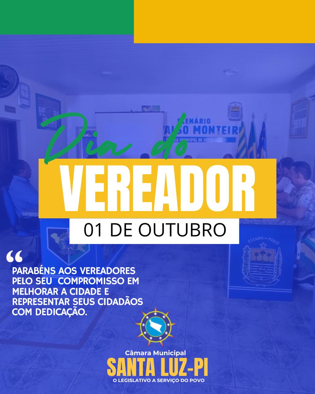 Homenagem ao Dia do Vereador